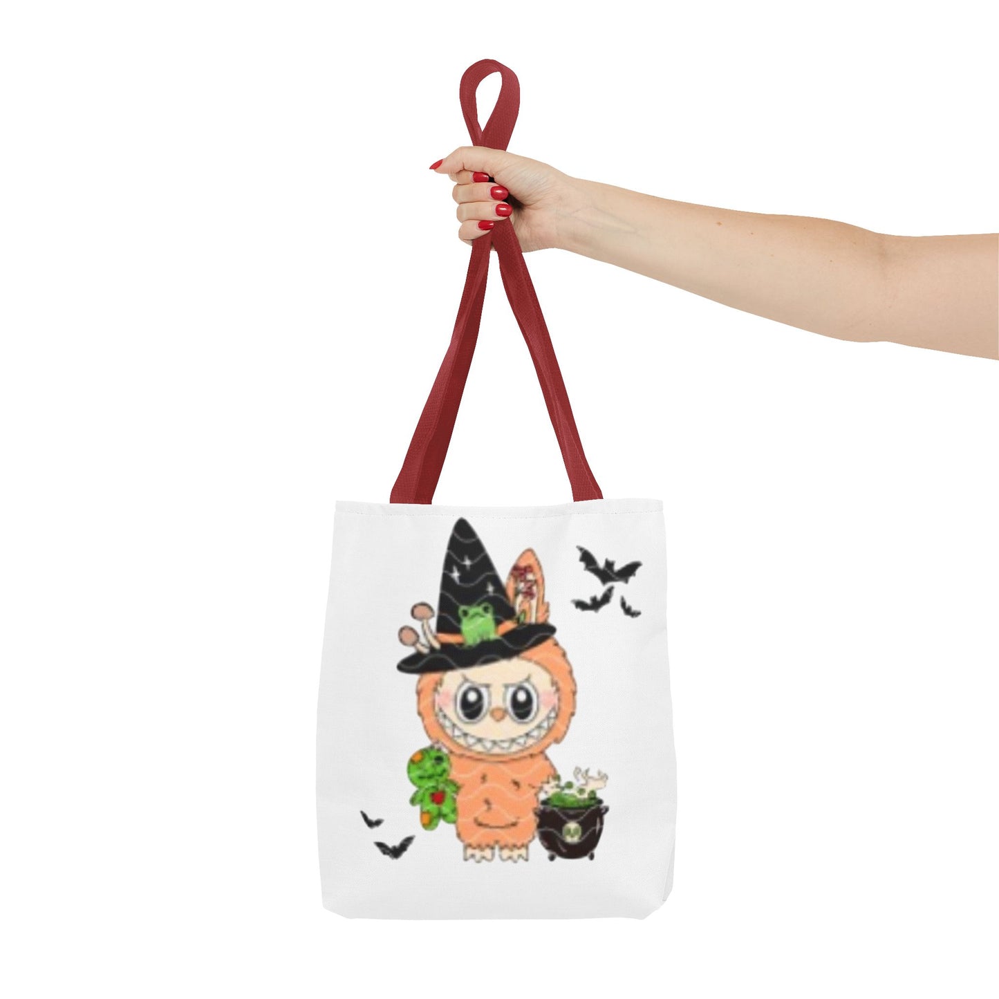 Halloween Tote Bag for Trick or Treating Labubu, Candy Bag, Halloween Treat Bag, Kids Halloween Bag, Halloween Party Favor