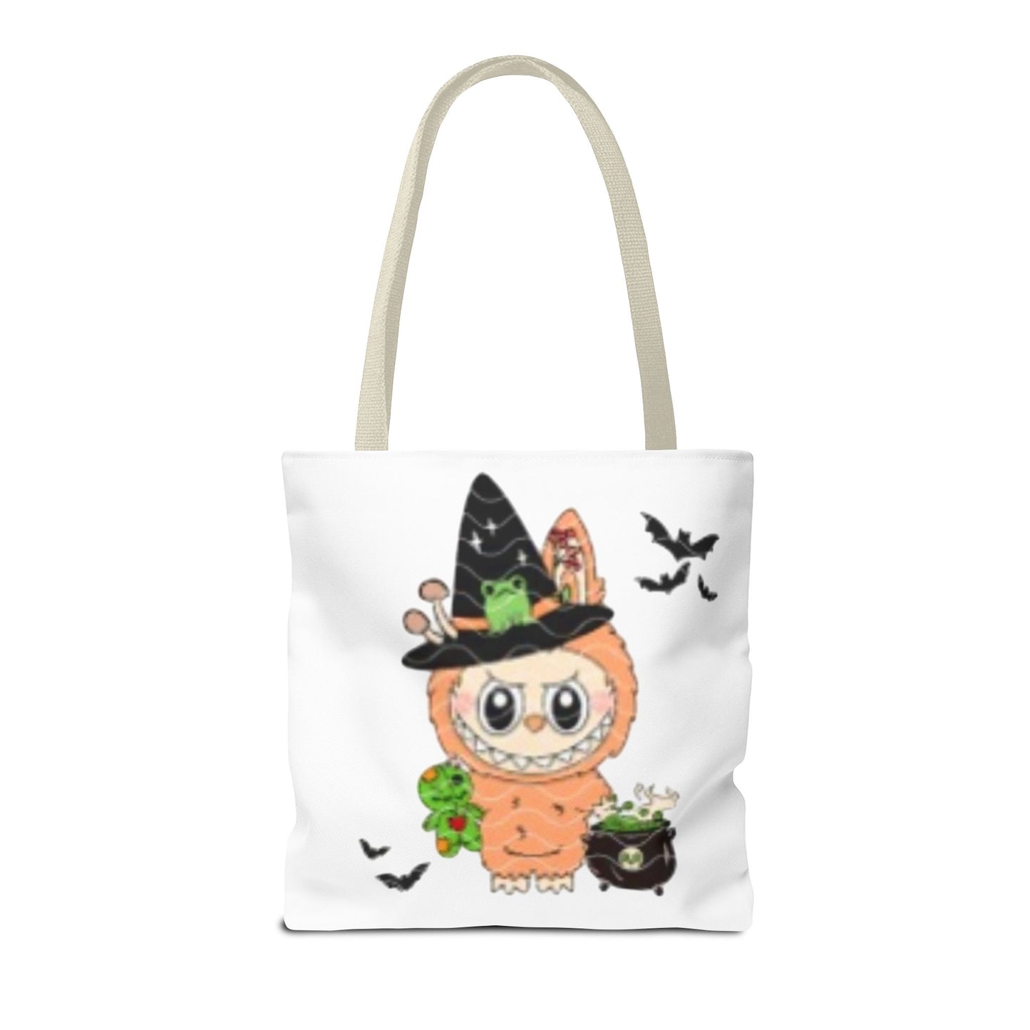 Halloween Tote Bag for Trick or Treating Labubu, Candy Bag, Halloween Treat Bag, Kids Halloween Bag, Halloween Party Favor