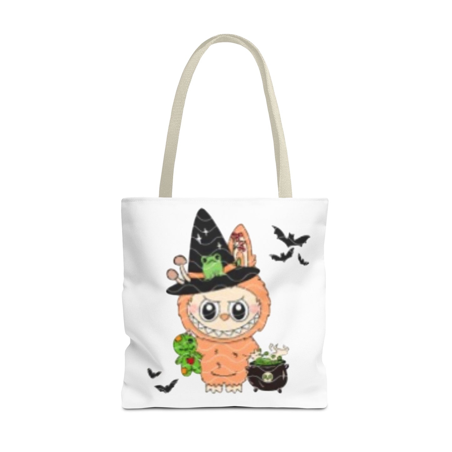 Halloween Tote Bag for Trick or Treating Labubu, Candy Bag, Halloween Treat Bag, Kids Halloween Bag, Halloween Party Favor