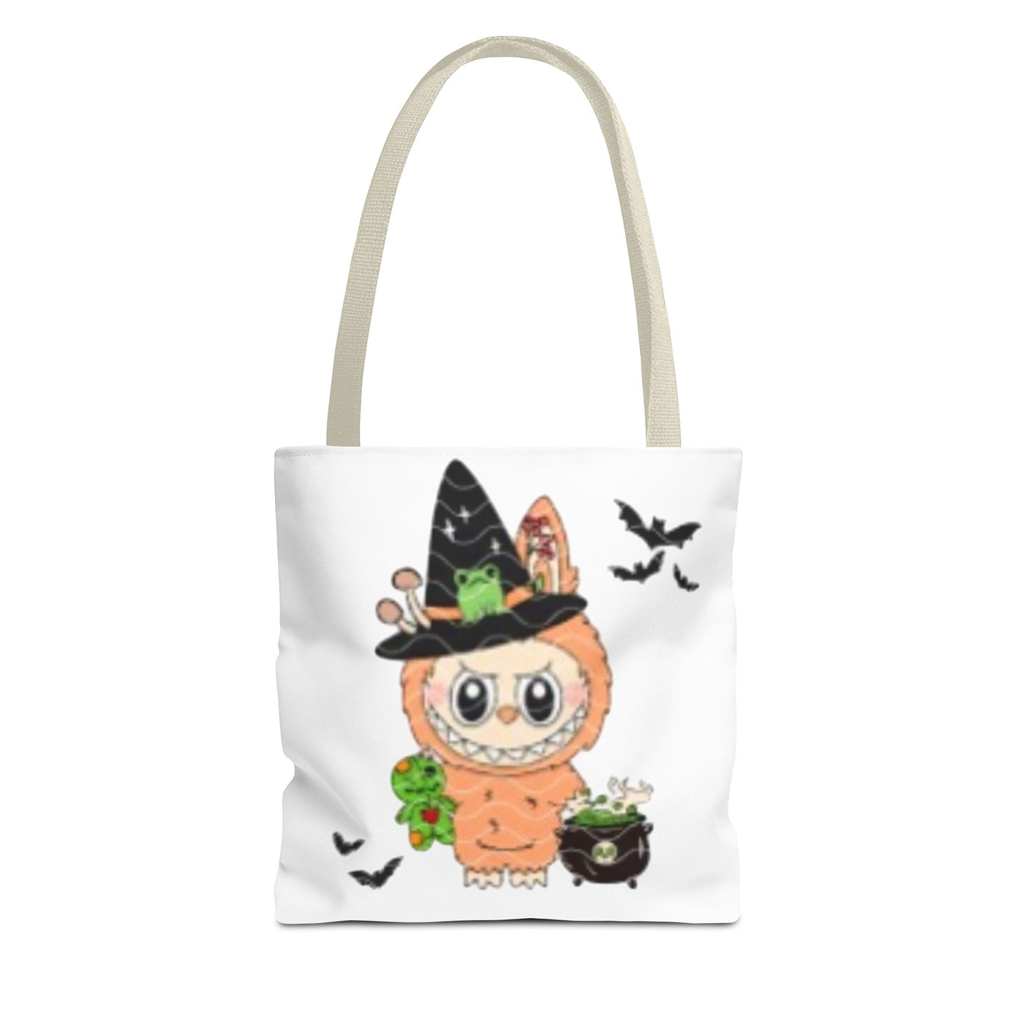 Halloween Tote Bag for Trick or Treating Labubu, Candy Bag, Halloween Treat Bag, Kids Halloween Bag, Halloween Party Favor