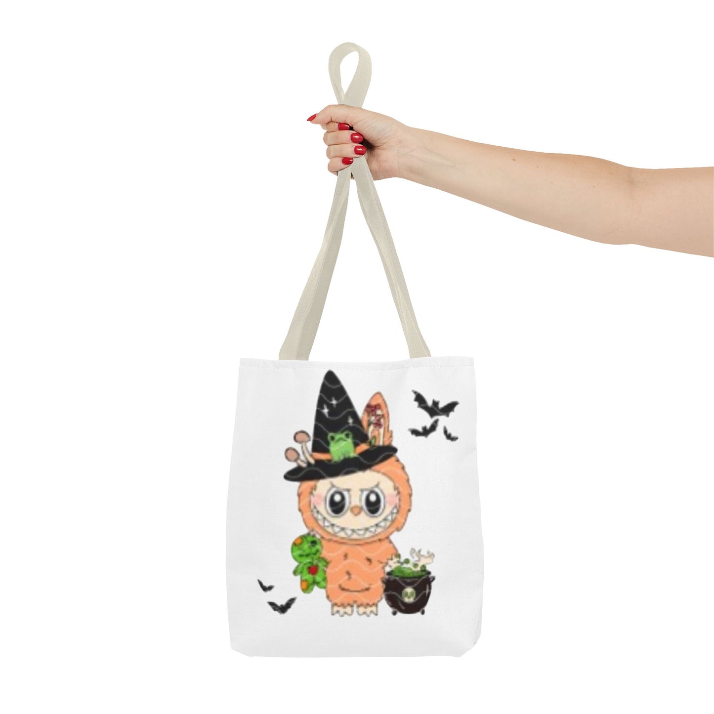 Halloween Tote Bag for Trick or Treating Labubu, Candy Bag, Halloween Treat Bag, Kids Halloween Bag, Halloween Party Favor