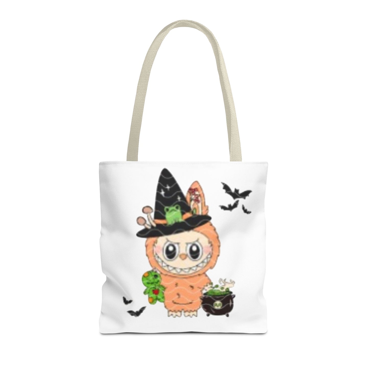 Halloween Tote Bag for Trick or Treating Labubu, Candy Bag, Halloween Treat Bag, Kids Halloween Bag, Halloween Party Favor