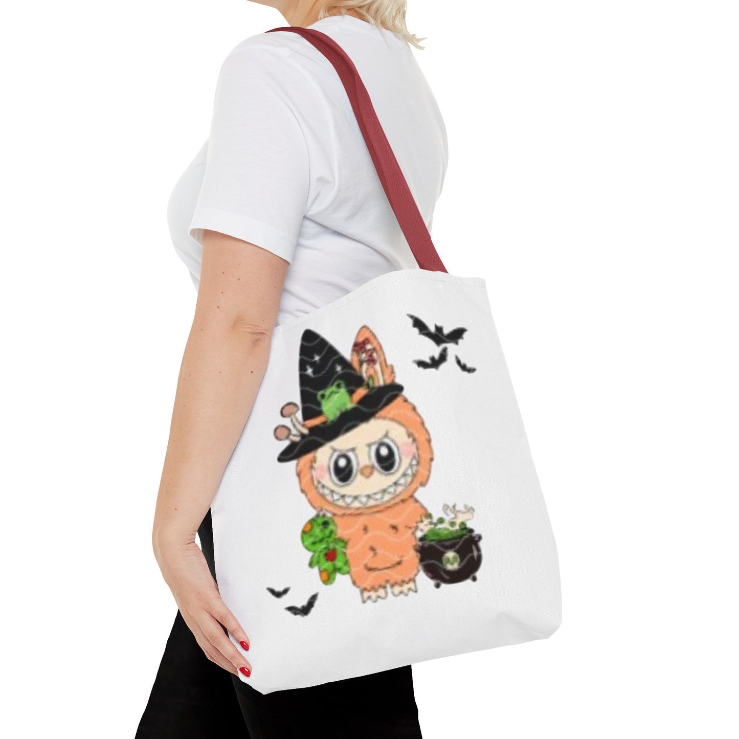 Halloween Tote Bag for Trick or Treating Labubu, Candy Bag, Halloween Treat Bag, Kids Halloween Bag, Halloween Party Favor