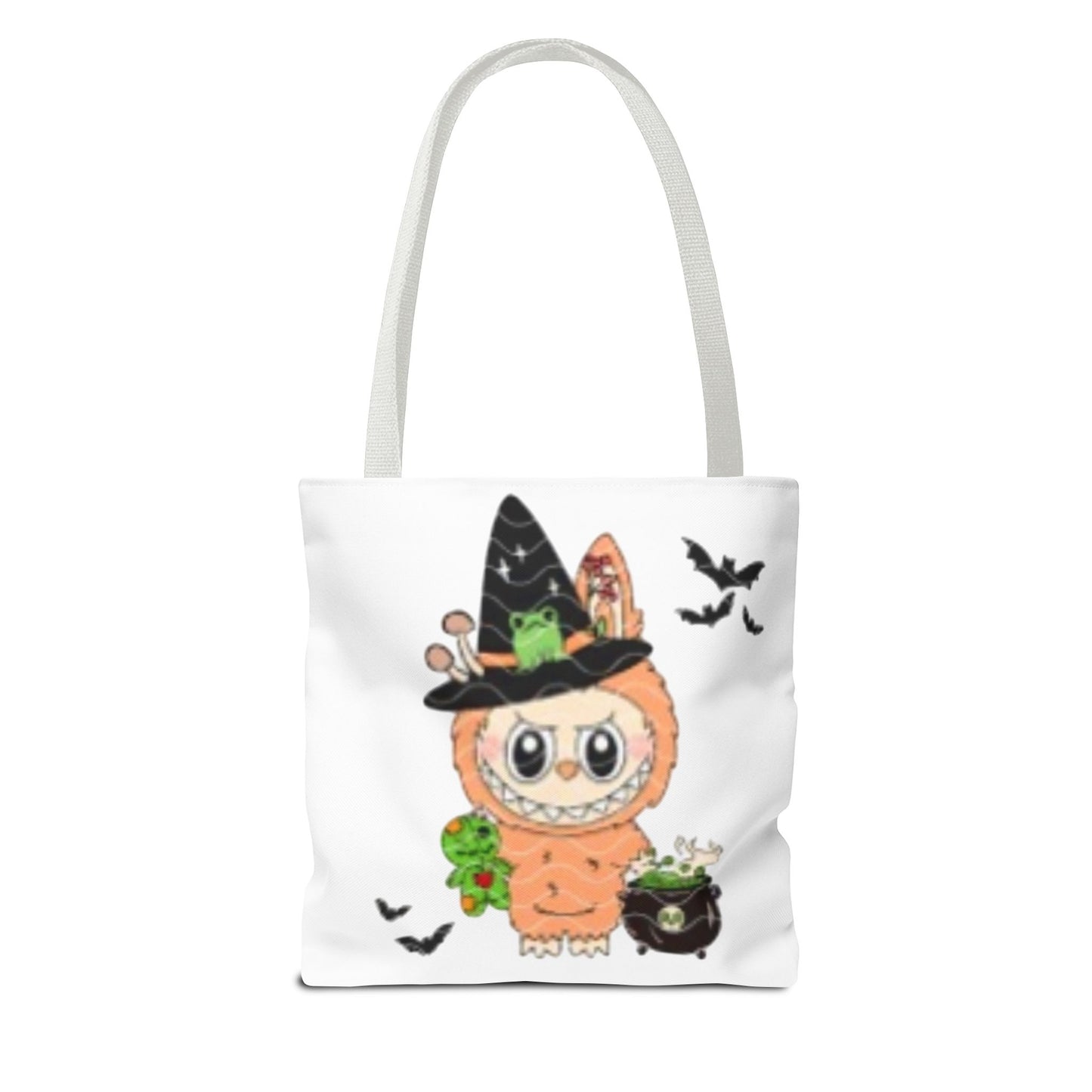 Halloween Tote Bag for Trick or Treating Labubu, Candy Bag, Halloween Treat Bag, Kids Halloween Bag, Halloween Party Favor