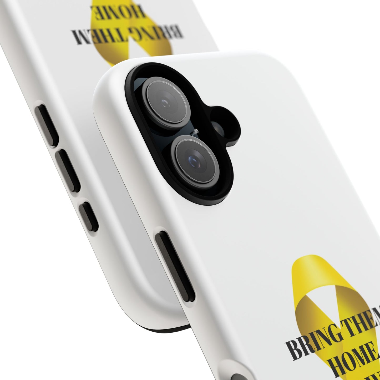 Yellow Ribbon Phone Case, Bring Them Home Now!, Support Military Families, Motivational Gift, Customizable Phone Cover
