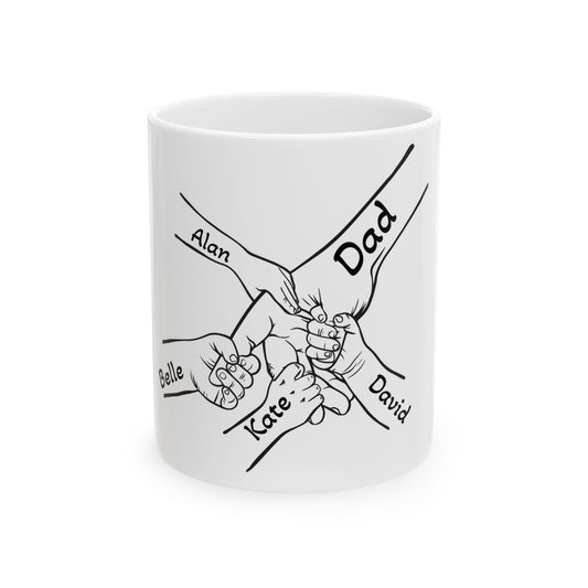 Father's Day Ceramic Mug, Funny Gift for Dad, Dad Mug, Daddy Gift, Coffee Cup for Him, Father's Day Present, 11oz, 15oz