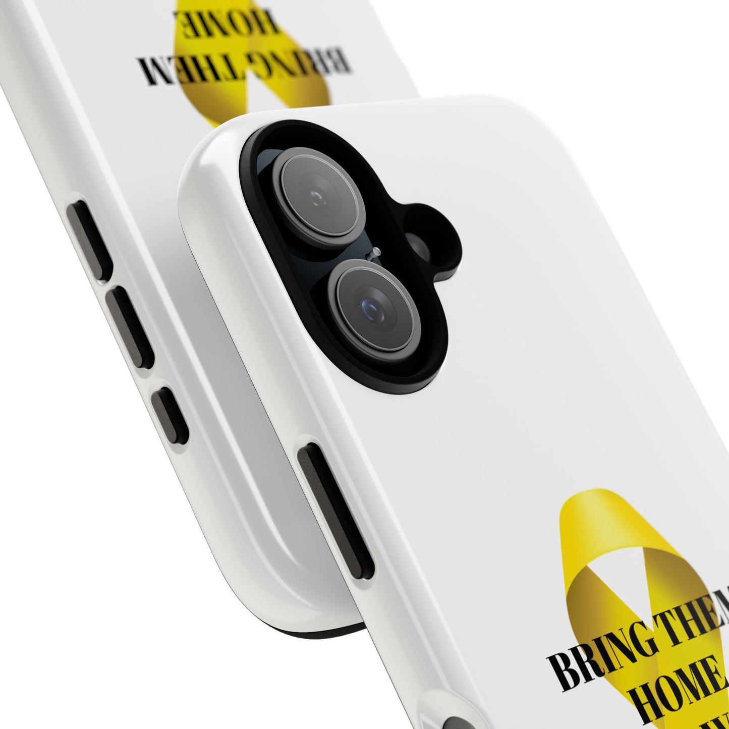 Yellow Ribbon Phone Case, Bring Them Home Now!, Support Military Families, Motivational Gift, Customizable Phone Cover